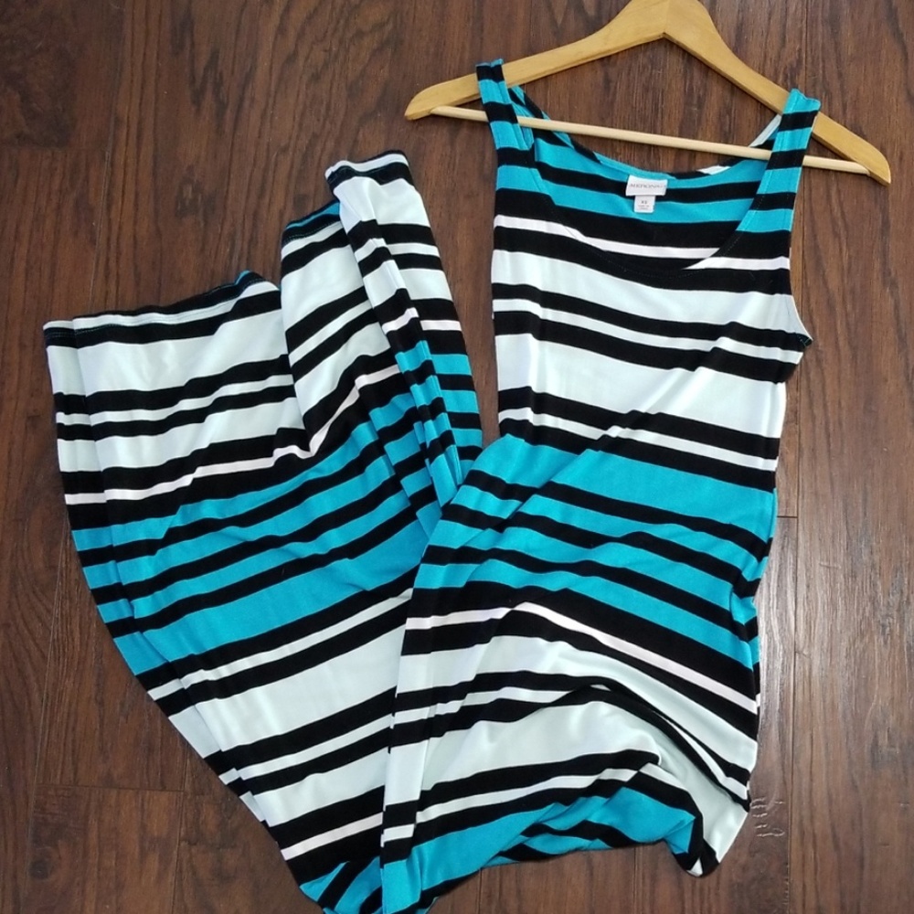 Merona Striped Maxi Dress